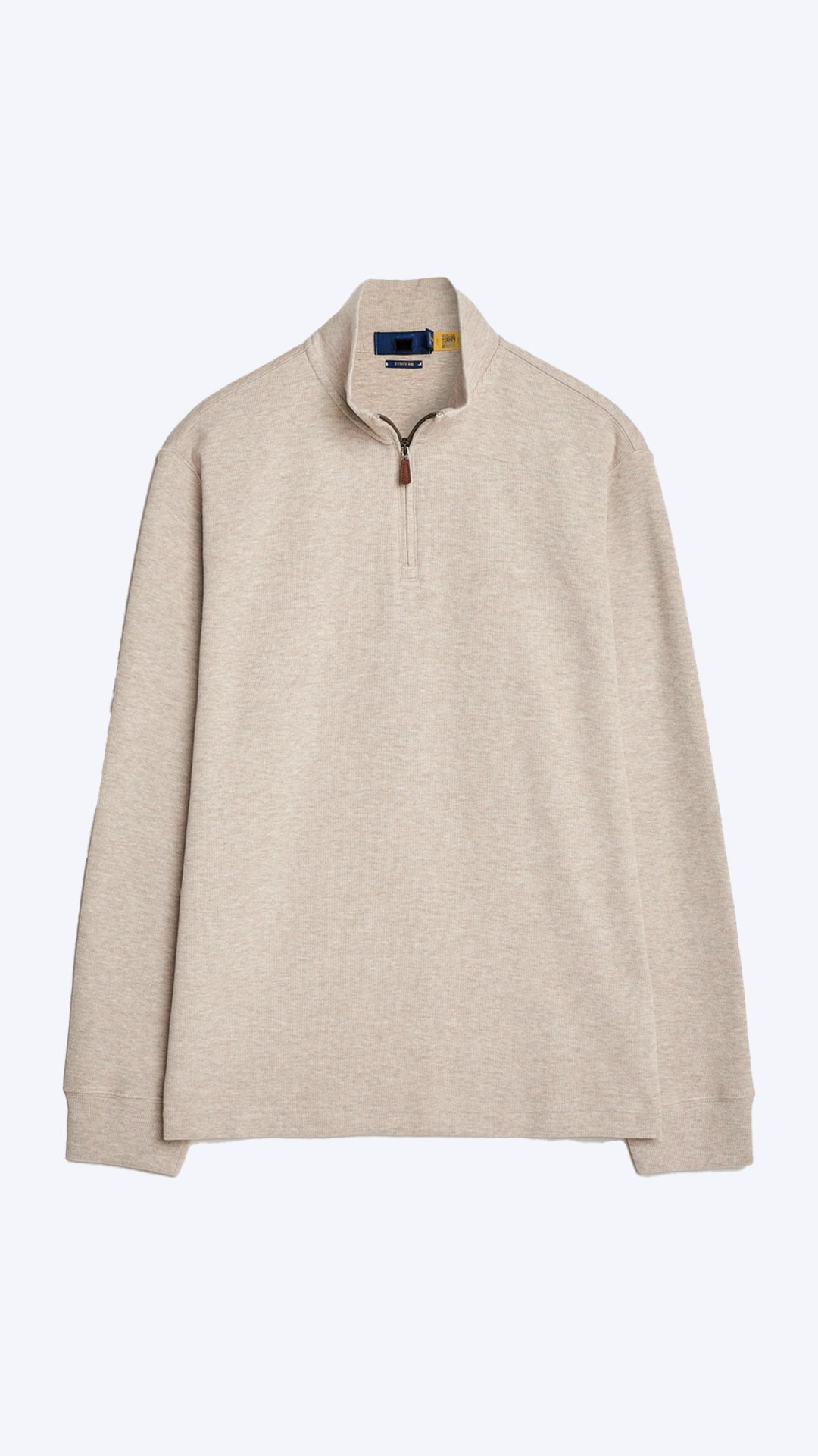 90s Style Oversized Half Zip Sweater